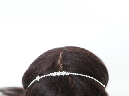 ukrasna traka za kosu, svečana frizura, ukras za svadbenu frizuru, iukras za kosu, traka za kosu, cirkoni