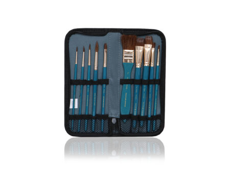 set akvarel kistova, kist prirodna dlaka, kistovi u pernici, set kistova, hobby trgovina, daler-rowney, simply kistovi, kistovi za vodene boje, vodene boje