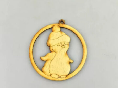 drveni ukras za bor pingvin, pingvin, ukras za bor