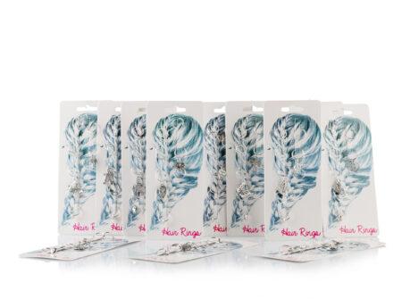 Metalni prstenovi za kosu s privjescima, pletenice, prstenovi za pletenice,