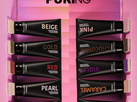 Maska za kosu u boji, puring maske u boji, puring maska, cooper maska, red maska, crvena kosa, ljubičasta kosa